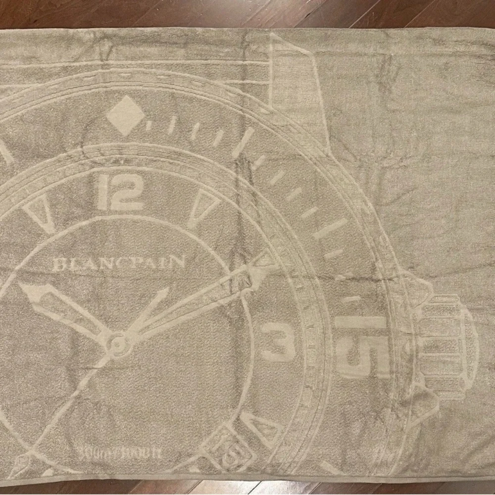 Blancpain Beige Towel with fifty fathoms design
